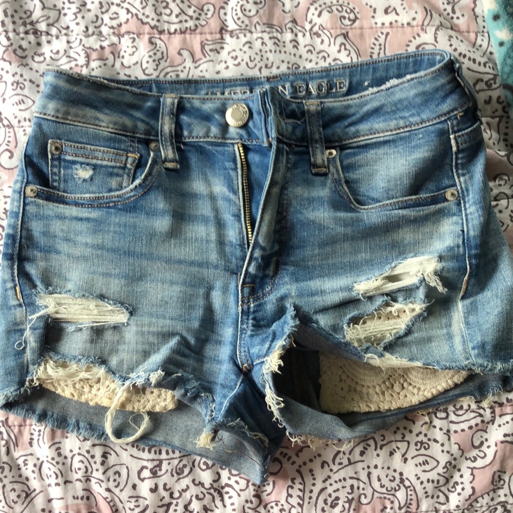 AE jean shorts